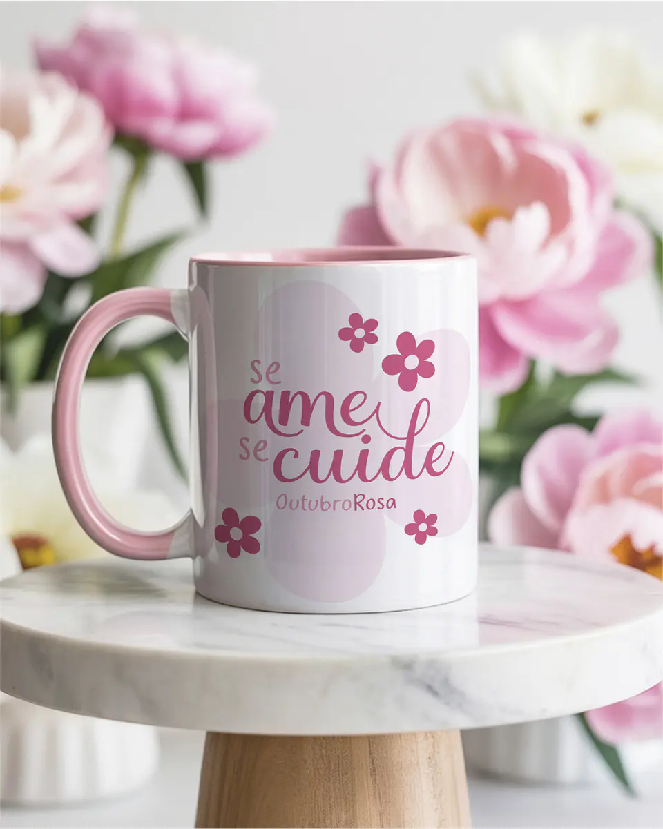 Kit Canecas Outubro Rosa V7 4