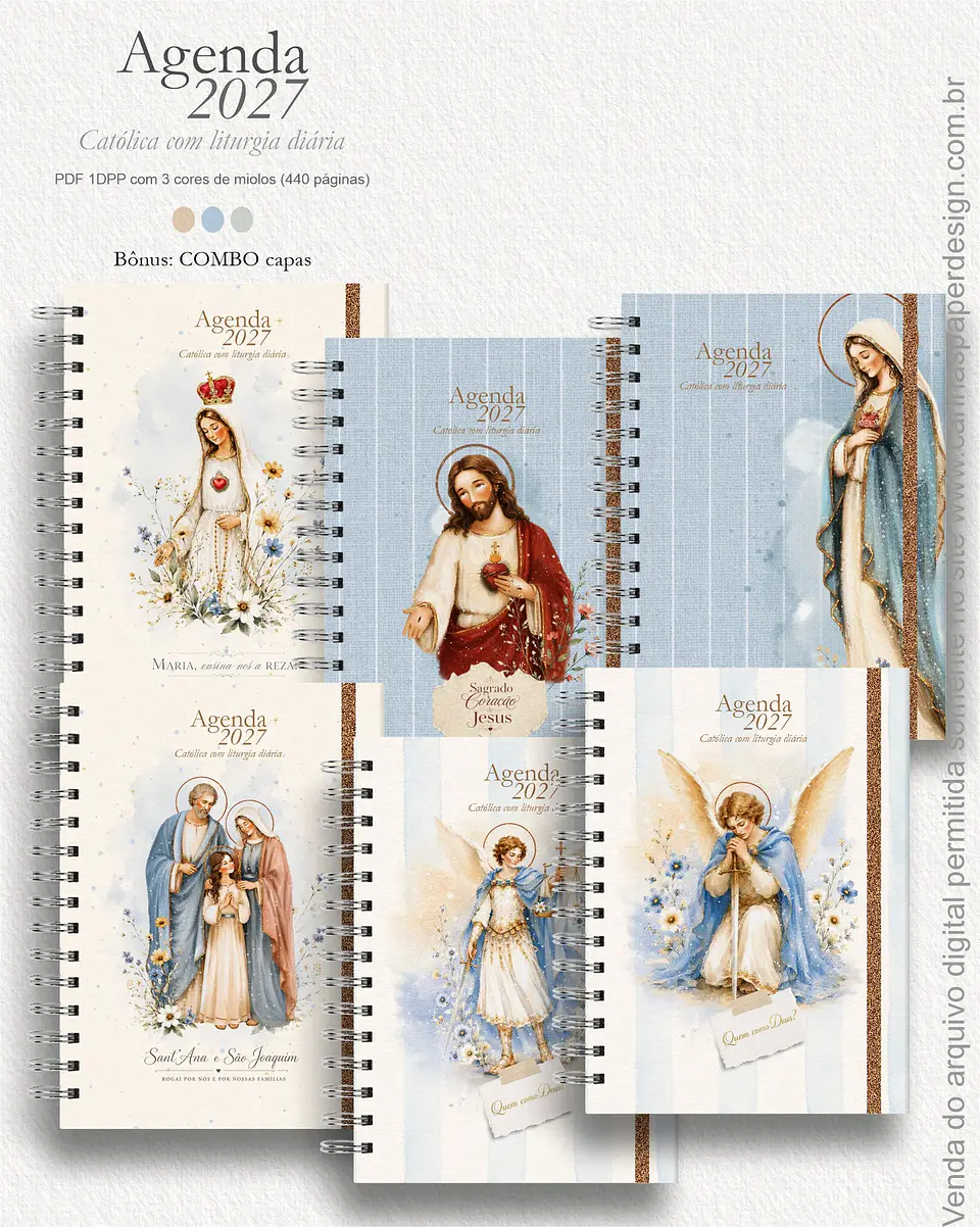 Agenda Liturgia Diária 2027 1DPP + COMBO capas 3