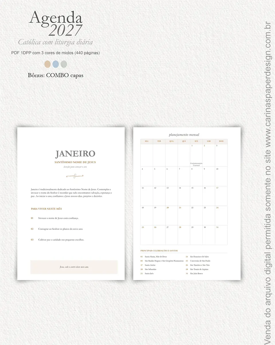 Agenda Liturgia Diária 2027 1DPP + COMBO capas 16