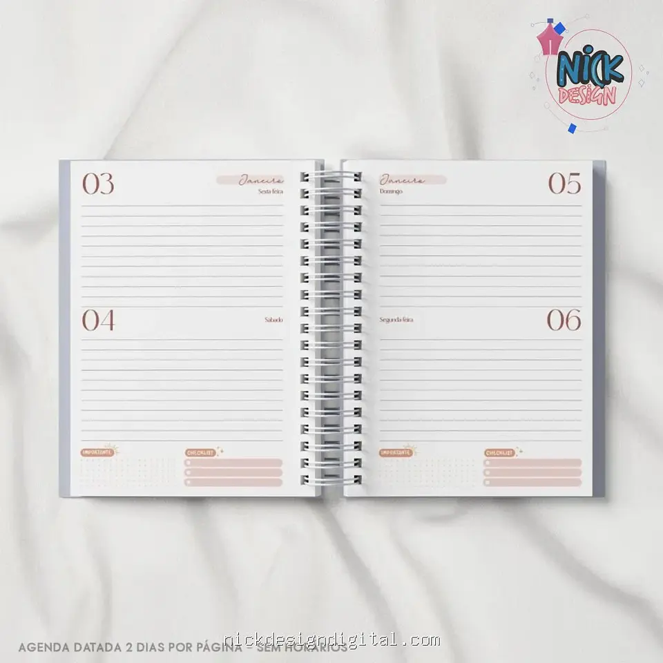 Super Combo Agendas | Datadas 2027 + Permanentes + Capas | 126 miolos Col. Vagalume + 7 Bônus 13