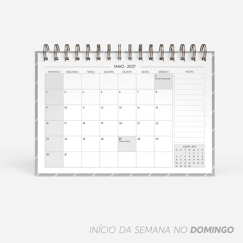 SUPER COMBO de Calendário de Mesa 2027 11