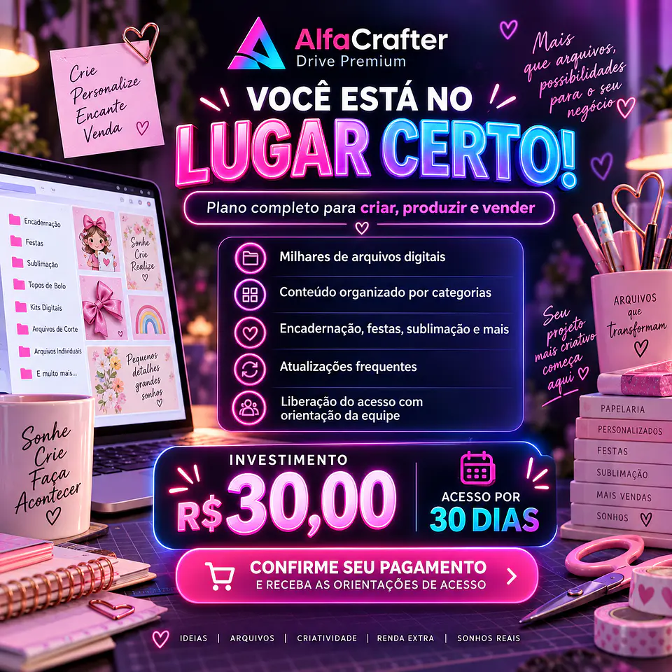 Acesso ao Drive AlfaCrafter | 30 Dias 1