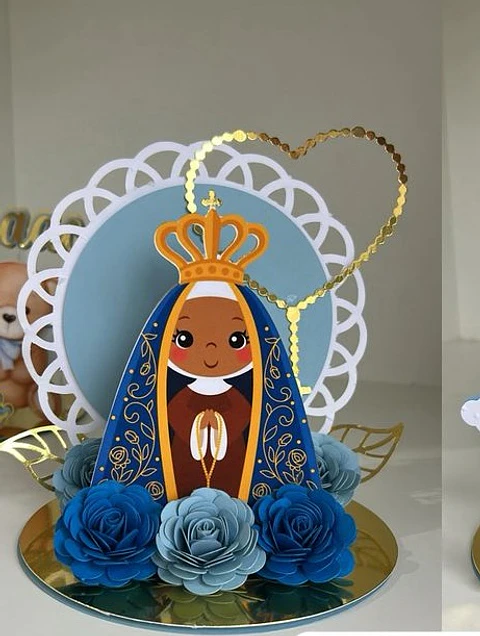 Arquivo de Corte Topo de bolo Nossa Senhora