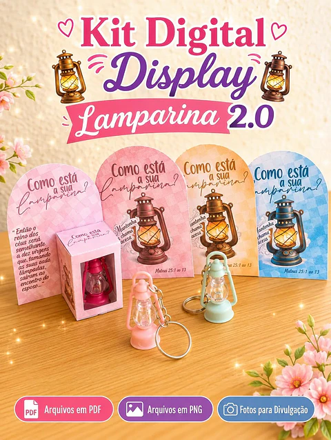 Kit Digital Display Lamparina 2.0 NOVO