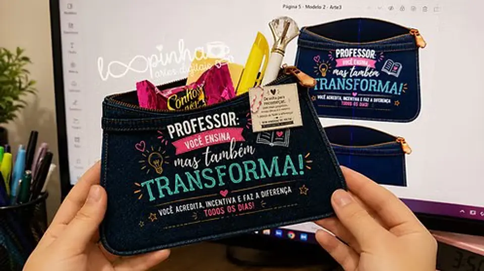 Envelope Estojo – Dia dos Professores e Volta às Aulas 1