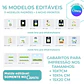 Molde Plaquinha PIX Editável no Canva - Thumbnail 2