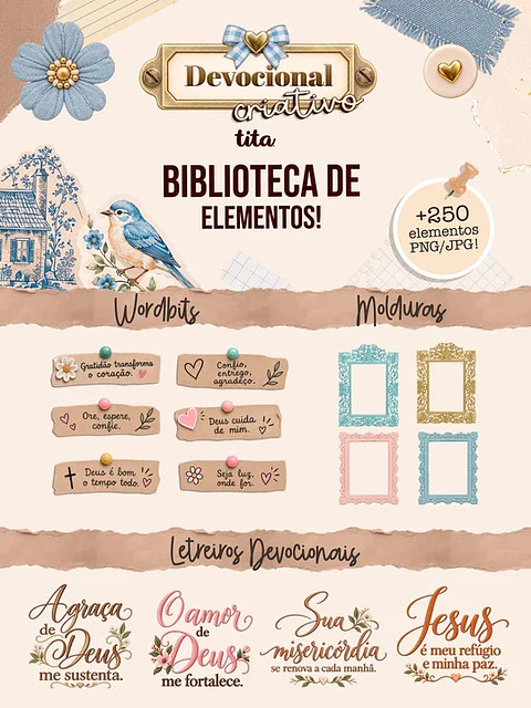 Kit Digital Devocional Criativo – Kit Digital ( Biblioteca de Elementos)