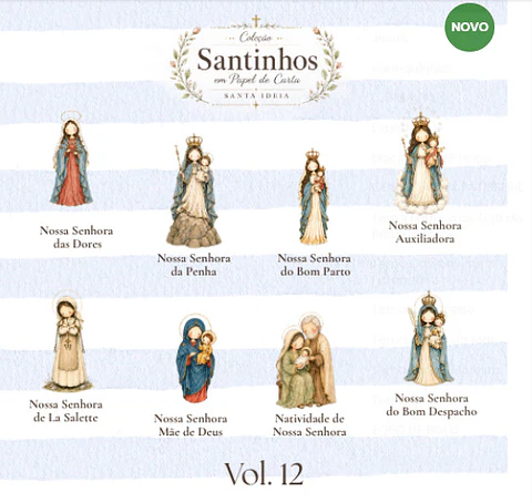 Kit Santos em Papel de Carta (Vol.12) — Devoções de Nossa Senhora