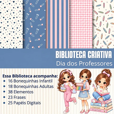 Pacote de Artes Canecas Professores V7 COM FOTO
