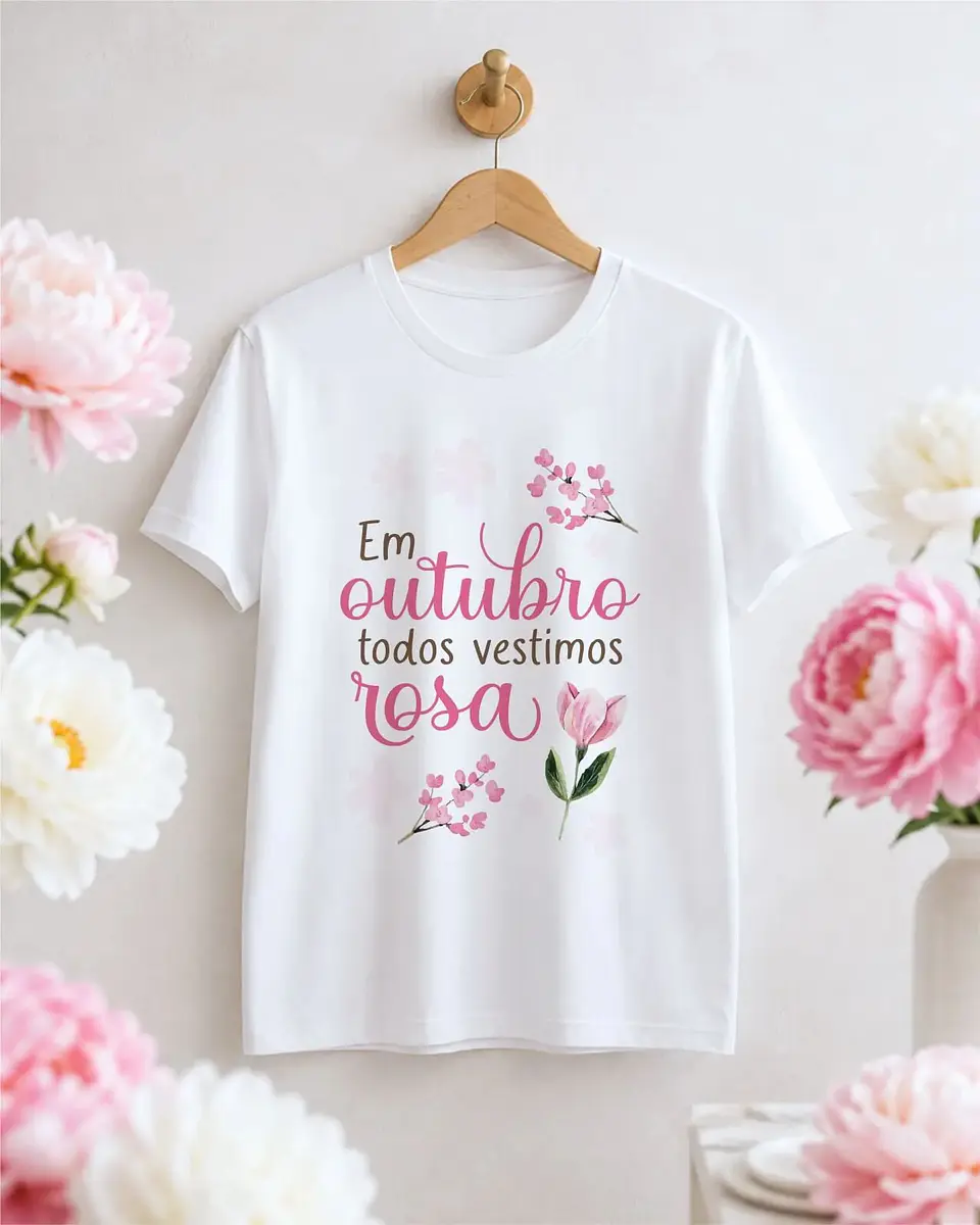 Pacote de Artes para Camisas Outubro Rosa V7 3