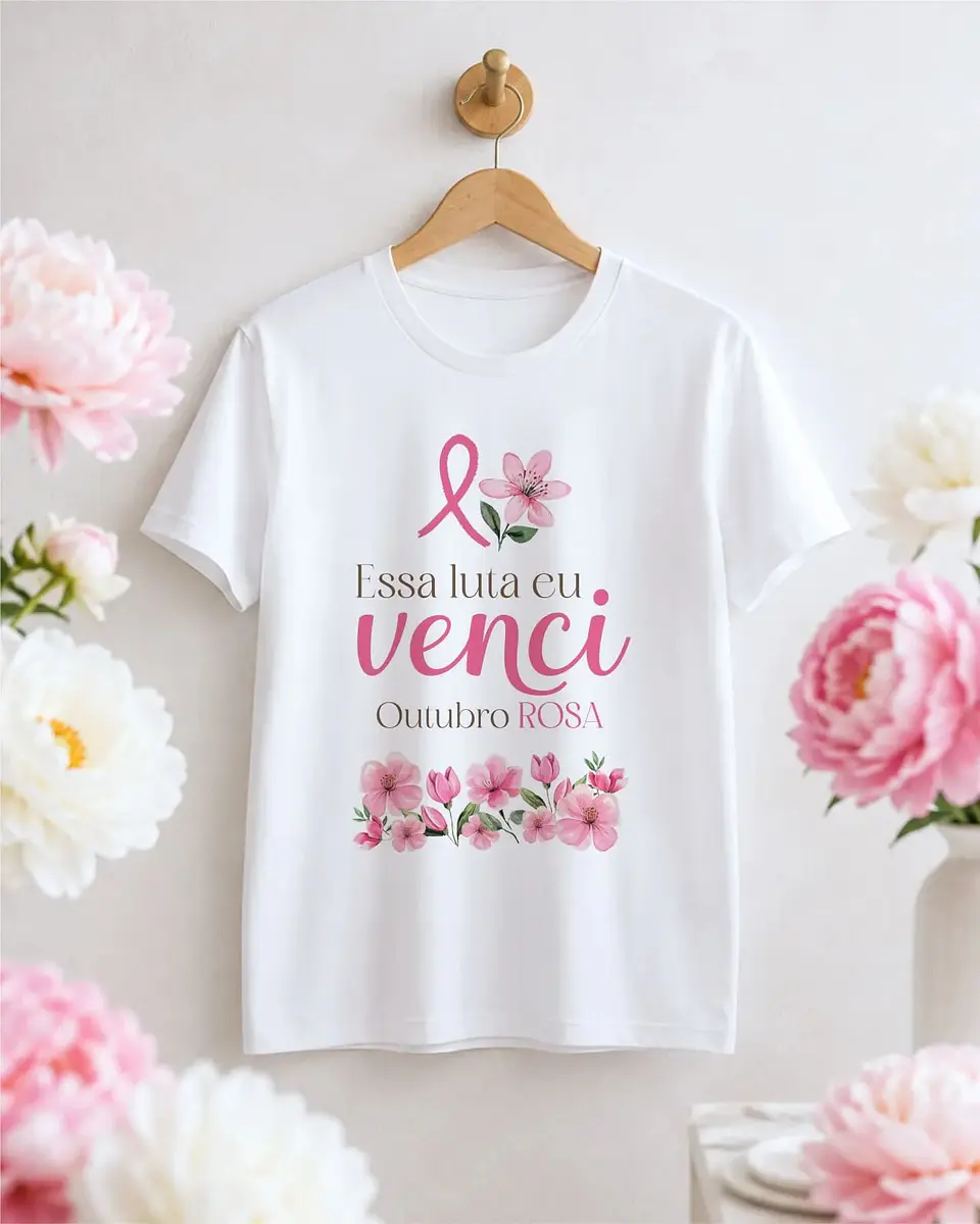 Pacote de Artes para Camisas Outubro Rosa V7 6