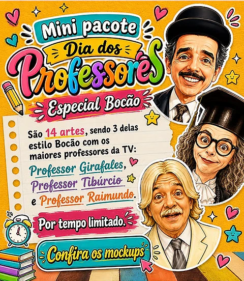 Mini Pack Dia dos Professores Bocão