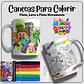 Coleção Canecas Dia das Crianças para colorir - Thumbnail 3