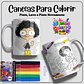 Coleção Canecas Dia das Crianças para colorir - Thumbnail 5