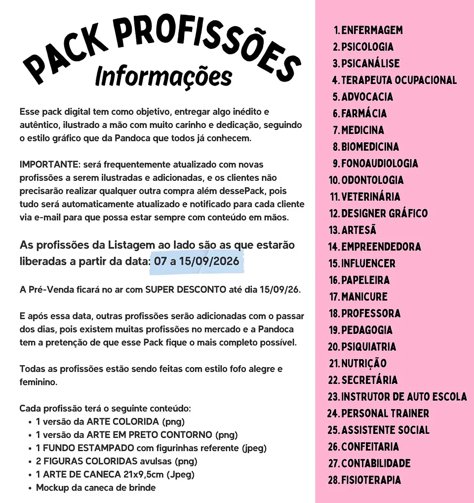 Pack Digital PROFISSÕES 2026 3