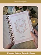 Planner Coleção Laços & Rosas Wire-o - Thumbnail 3