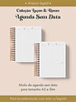 Agenda Sem Data Coleção Laços & Rosas Wire-o - Thumbnail 6
