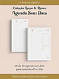 Agenda Sem Data Coleção Laços & Rosas Costura - Thumbnail 1