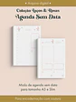 Agenda Sem Data Coleção Laços & Rosas Costura - Thumbnail 4