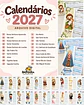 COMBO CALENDÁRIOS 2027- Católicos - Thumbnail 1
