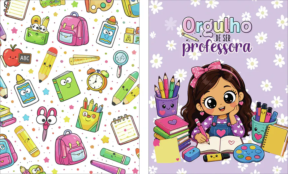 COMBO BOLSA GG SUBLIMADA TOTAL COM CX DE LEITE COM 10 ARTES FEITA NA A4 + Aula 5