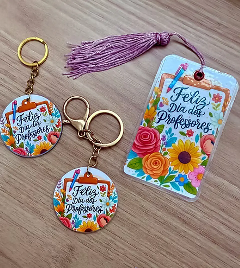 Mini kit dia dos professores floral 6