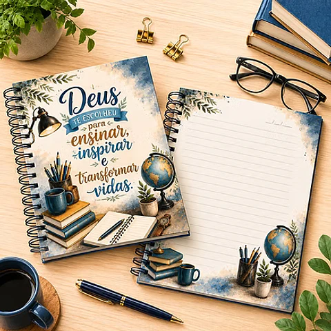 Pack encadernação – Dia dos professores – AZUL