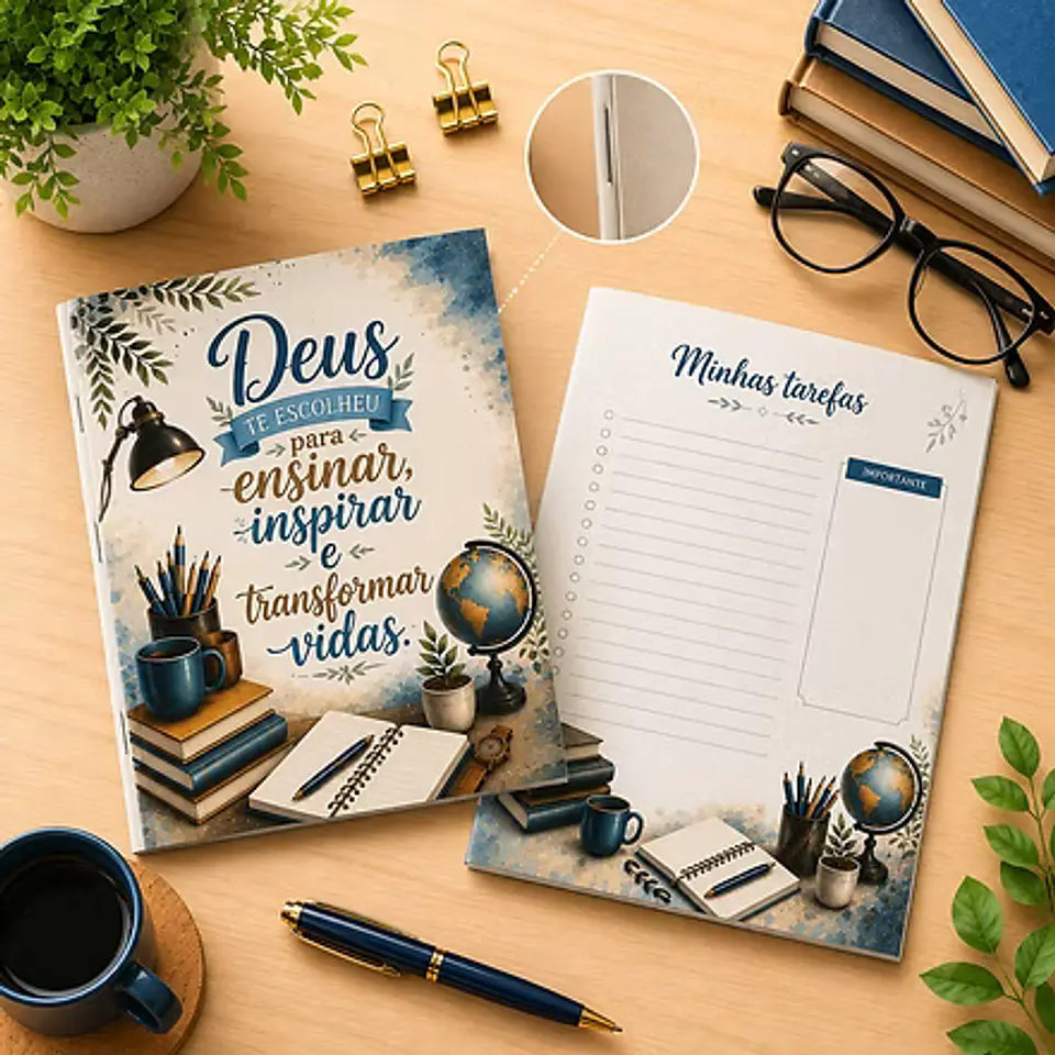 Pack encadernação – Dia dos professores – AZUL 5