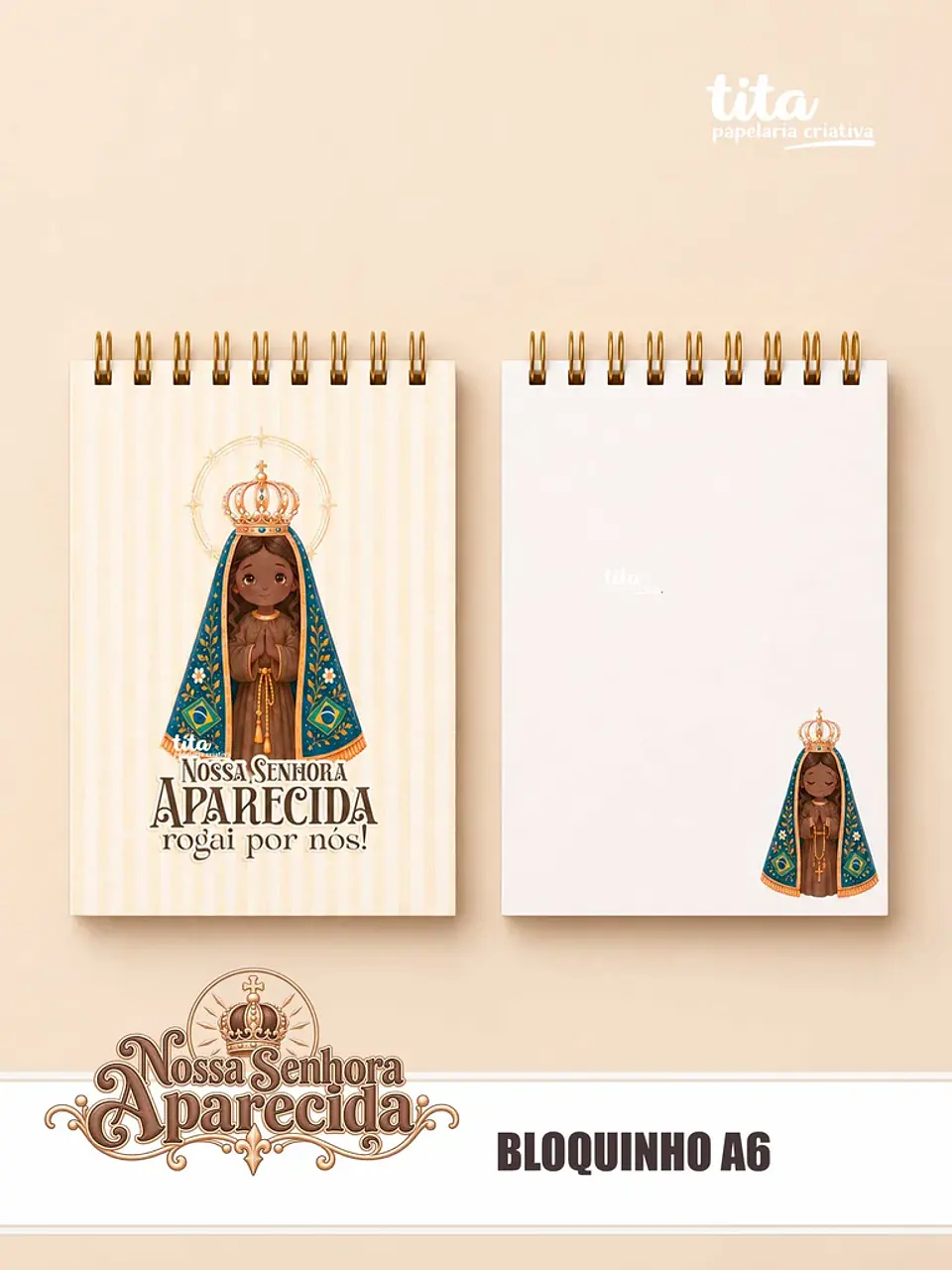Santos – Nossa Senhora Aparecida – Encadernação (Tita) 3