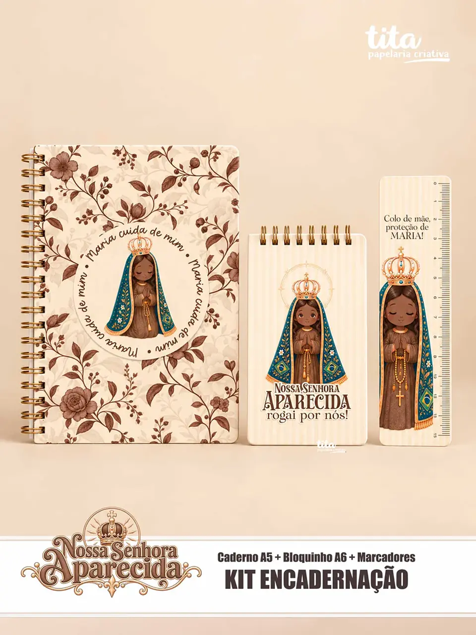 Santos – Nossa Senhora Aparecida – Encadernação (Tita) 1