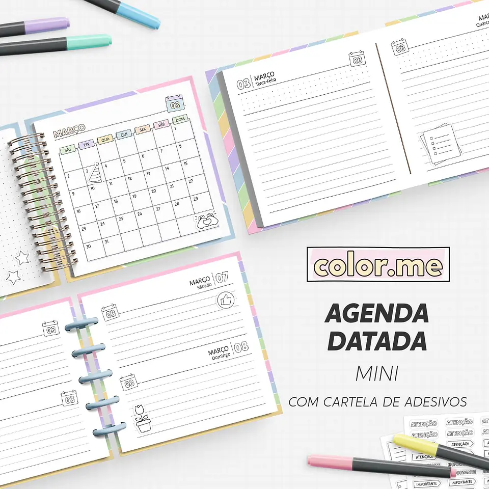 Agenda 2027 Color.me – Datada – Mini 1