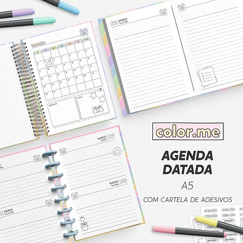 Agenda 2027 Color.me – Datada – A5