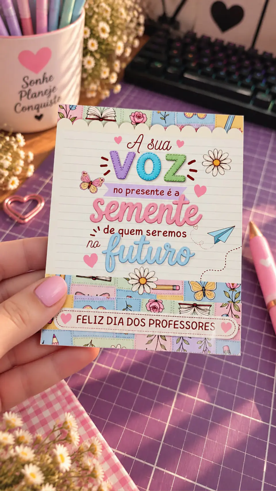 Porta-folhas Menininhas – Dia dos Professores 2026 3