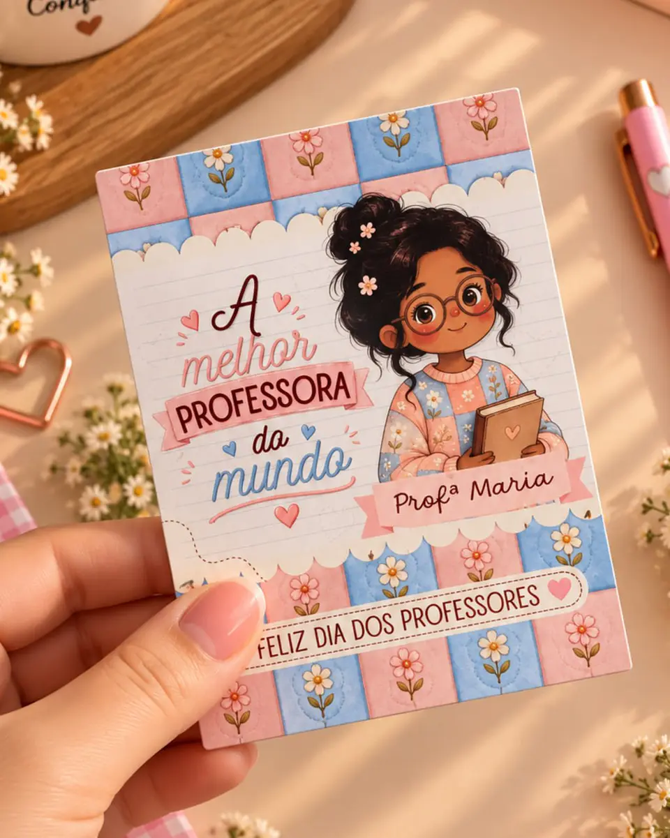 Bloquinhos destacáveis Menininhas – Dia dos Professores 2026 8