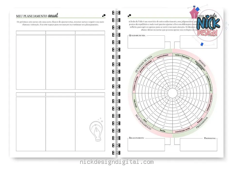 Miolo digital – Planner Spring Permanente 4