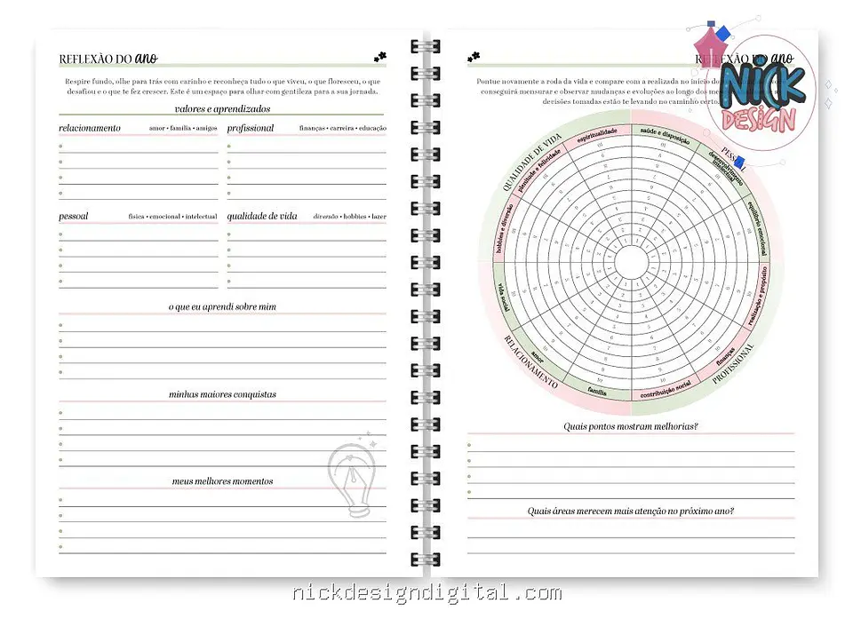 Miolo digital – Planner Spring Permanente 17
