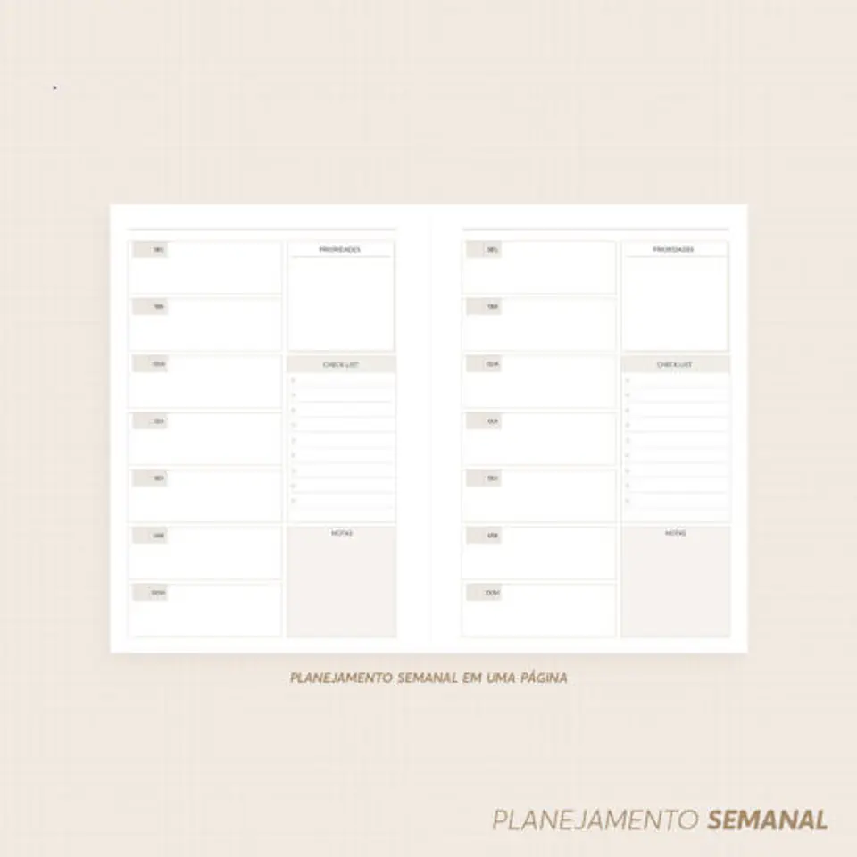 Planner Slim Modular / Trimestral | Não Datado – A5 – Brochura 3