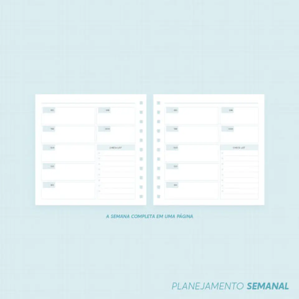 Planner Slim | Não Datado – Mini 6