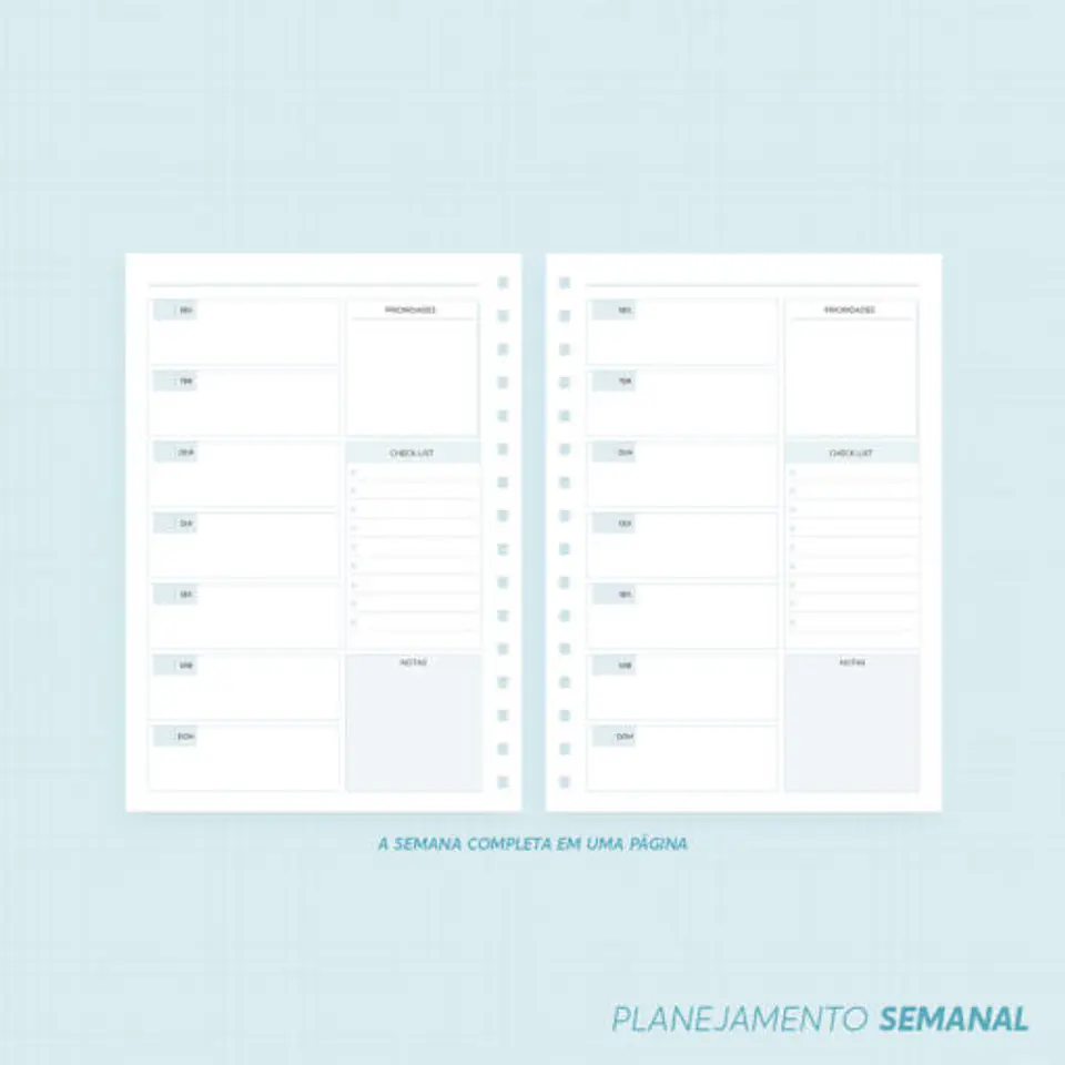 Planner Slim | Não Datado – A5 6