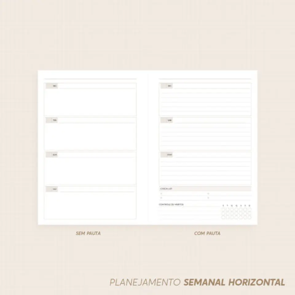 Planner Modular / Trimestral | Não Datado – A5 – Brochura 4