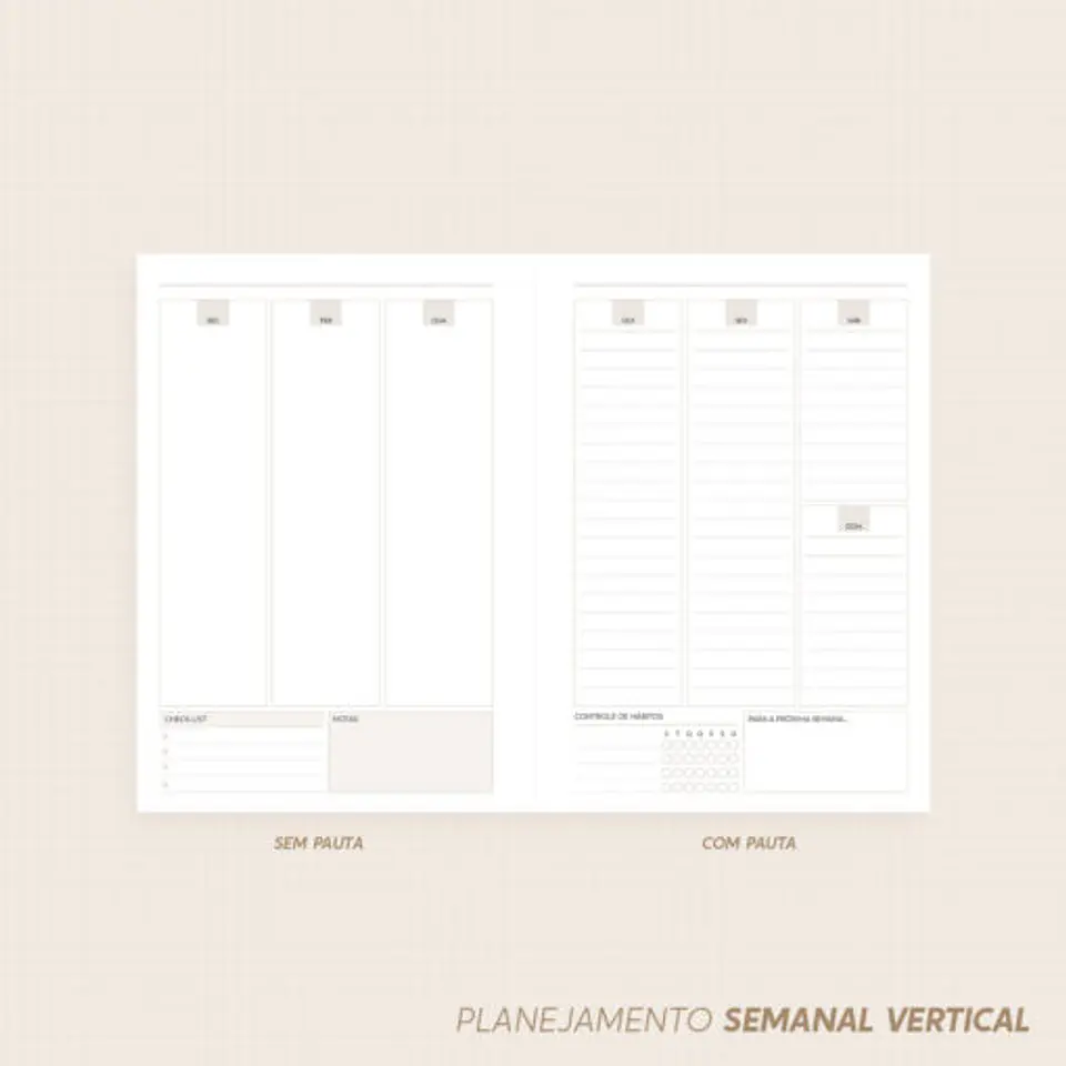 Planner Modular / Trimestral | Não Datado – A5 – Brochura 6