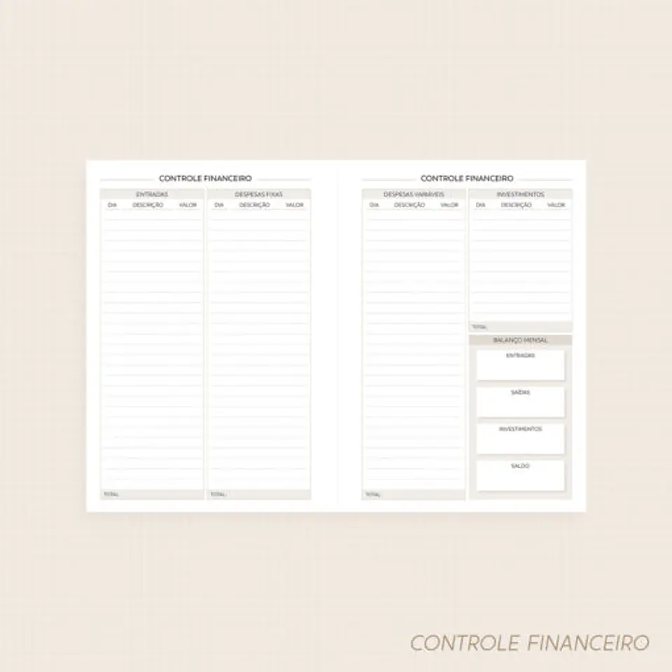 Planner Modular / Trimestral | Não Datado – A5 – Brochura 8