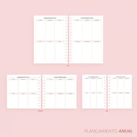 Planejador Mensal 2027 | Datado – A5, A6 e Mini