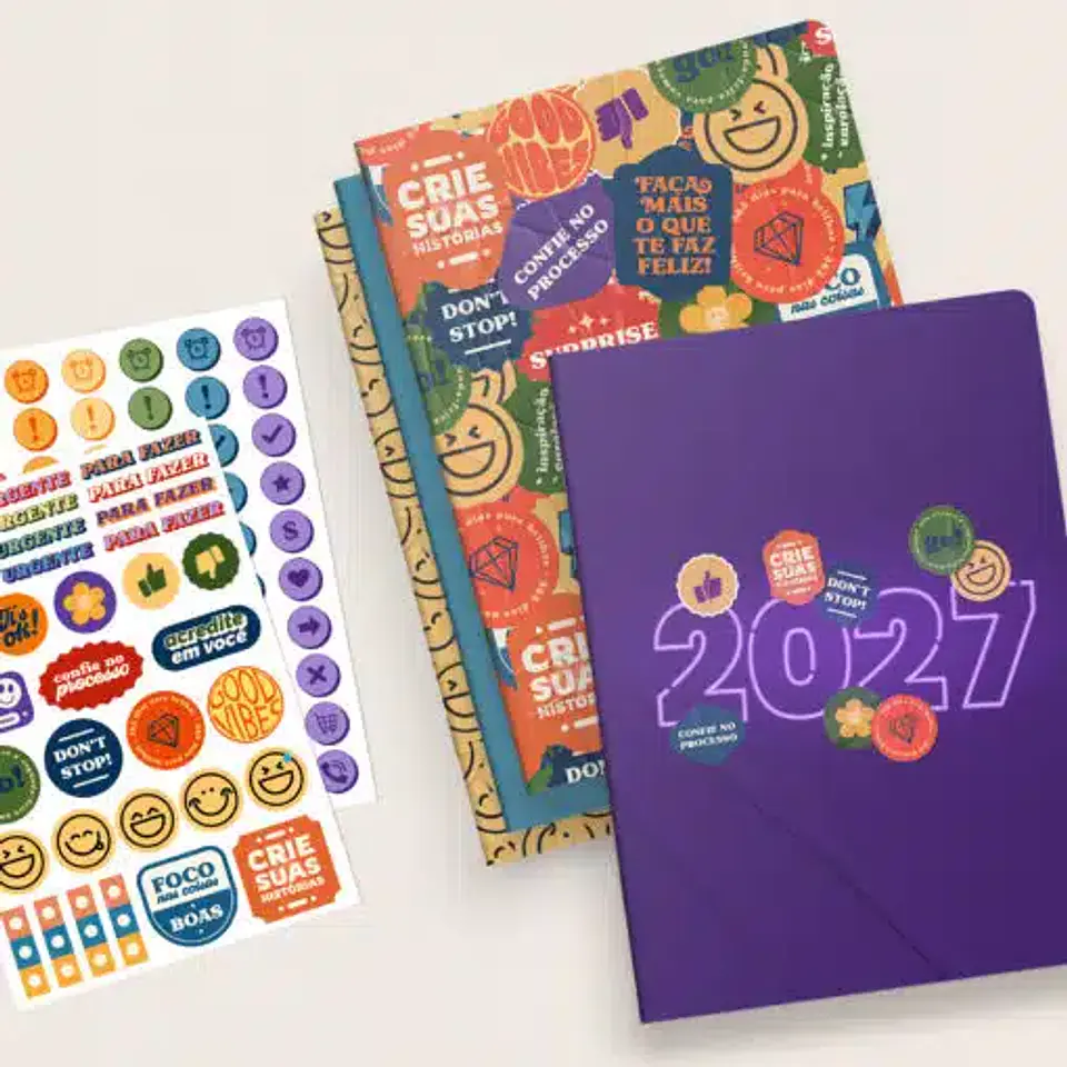 Coleção Stickers 2027 – Brochura 1