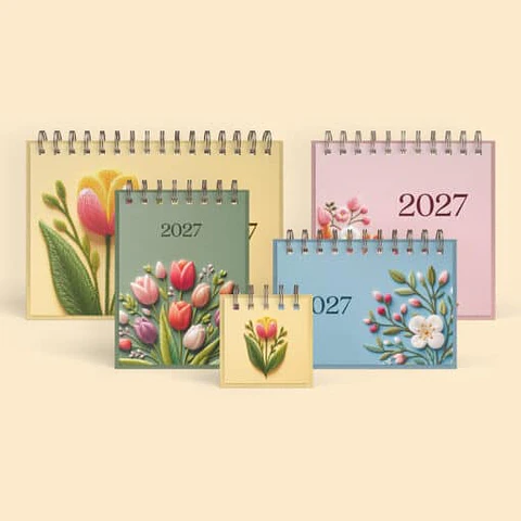 Coleção Flores e Bordados DIA – Calendário