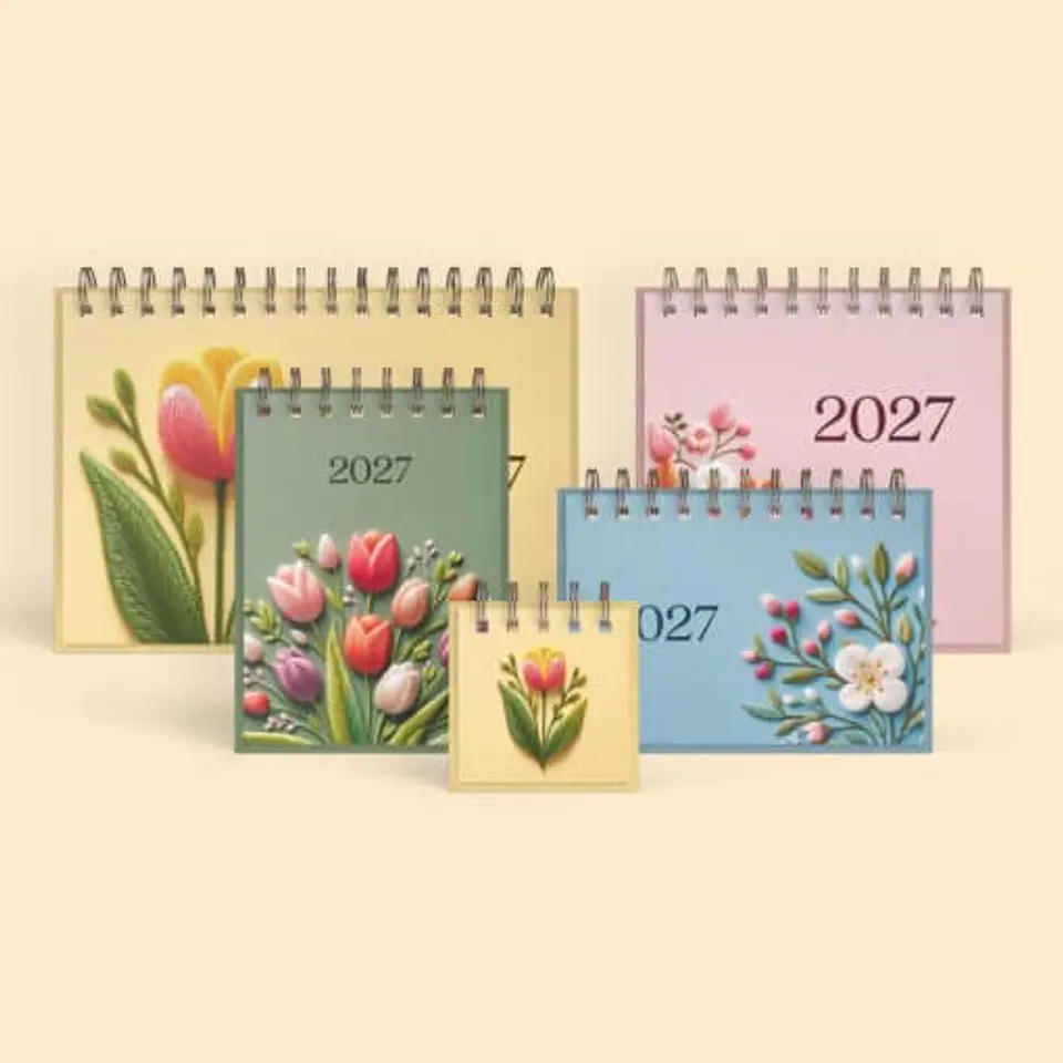 Coleção Flores e Bordados DIA – Calendário 1