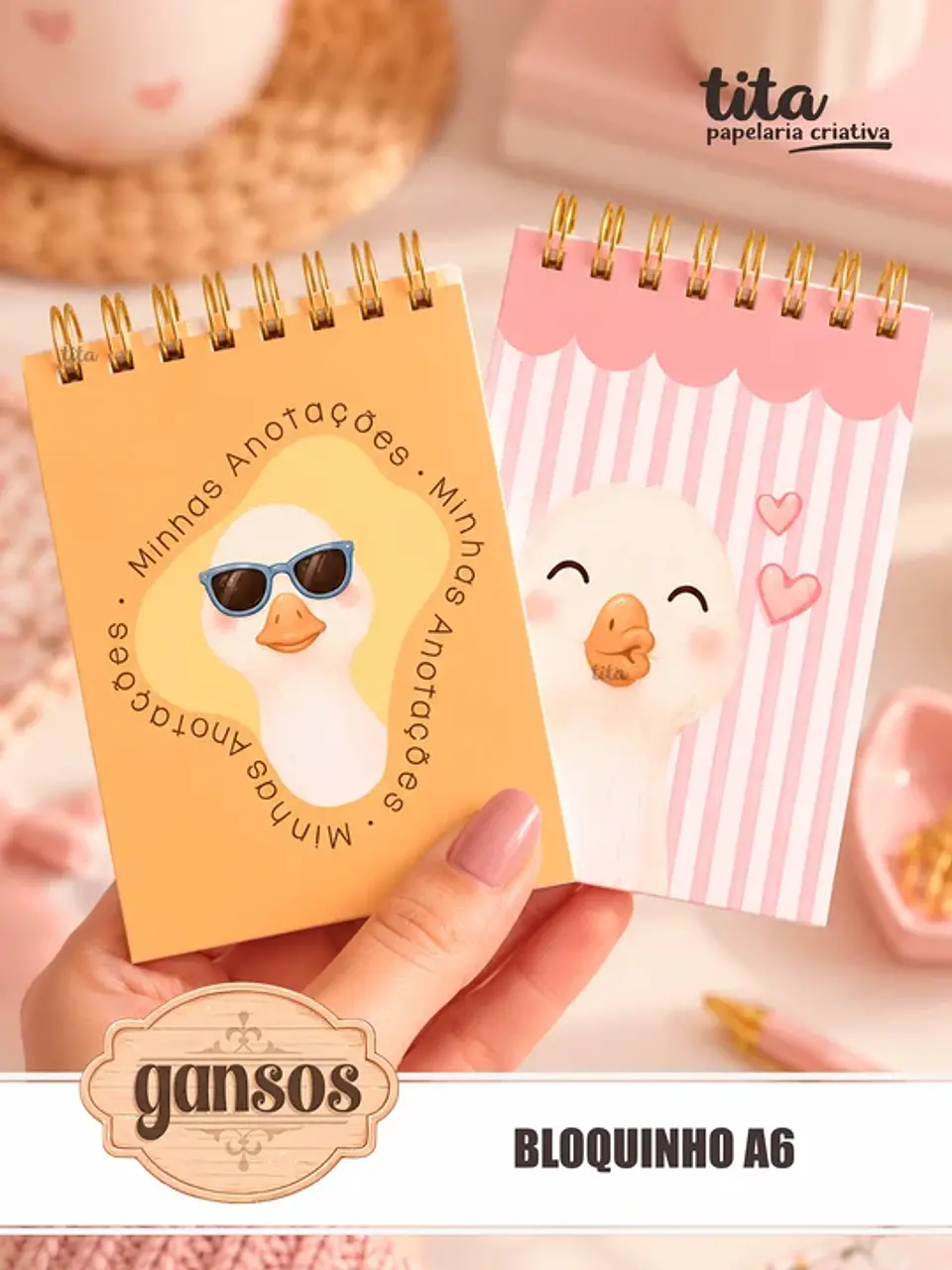Gansos – Kit Encadernação 13