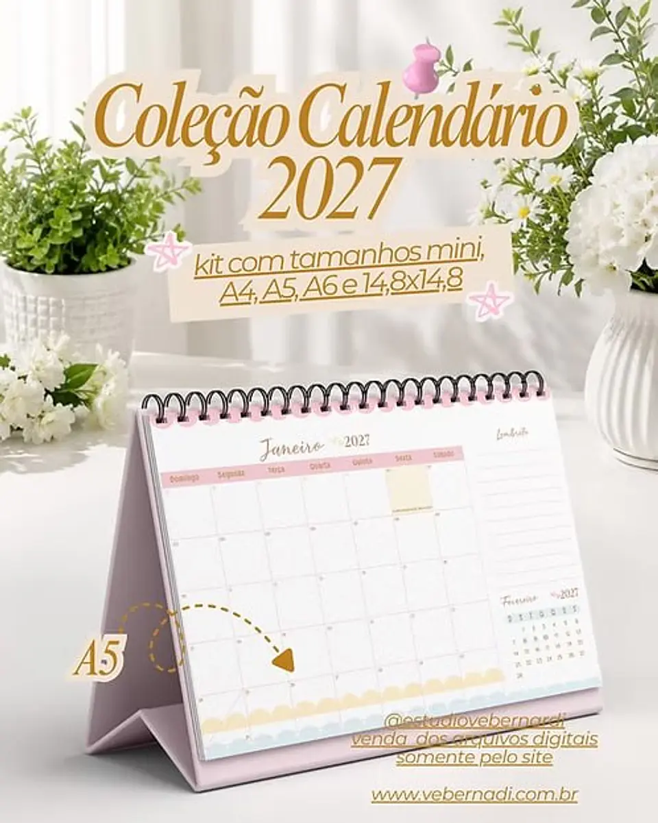 Coleção Calendário 2027 – Algodão Doce 3