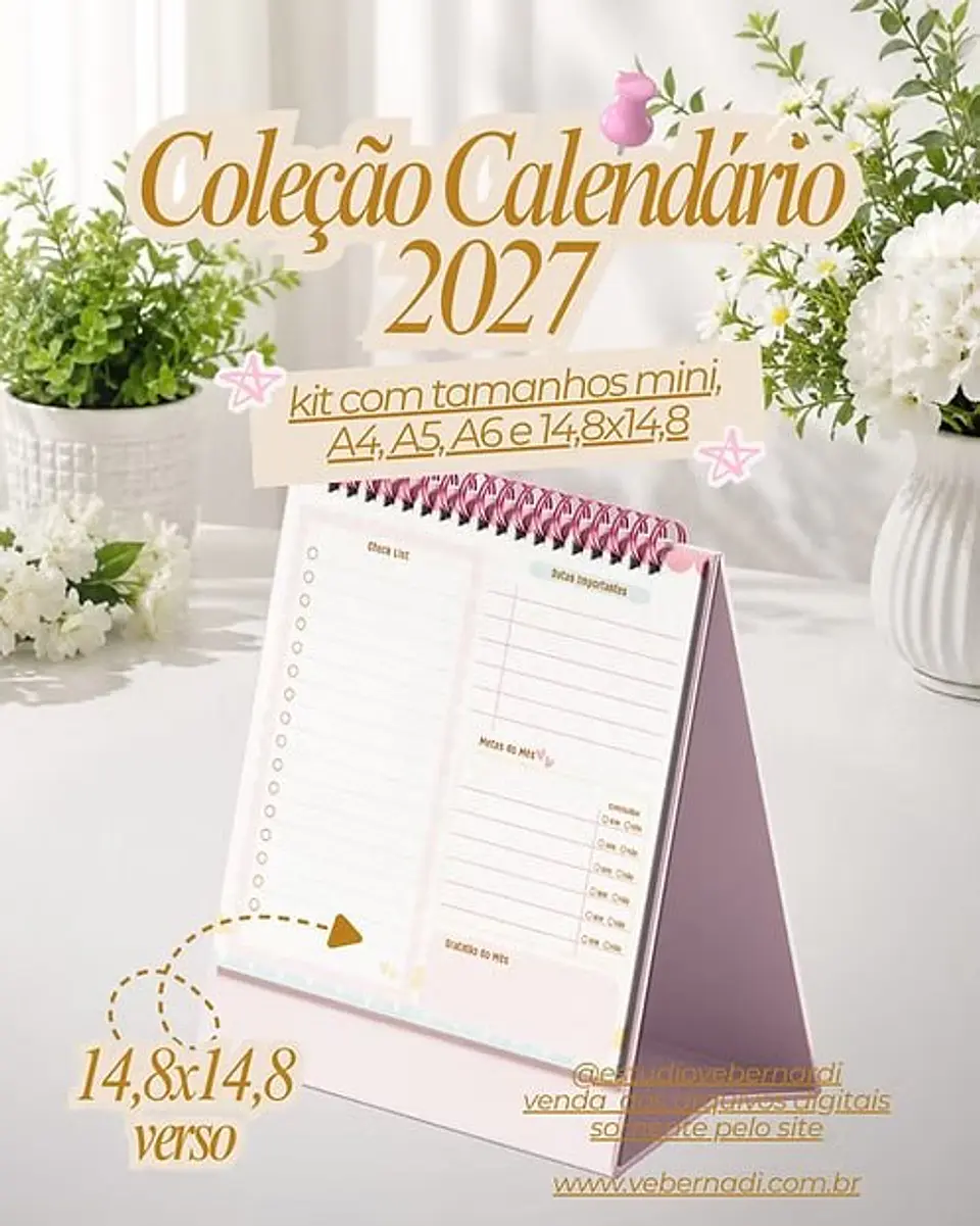 Coleção Calendário 2027 – Algodão Doce 5