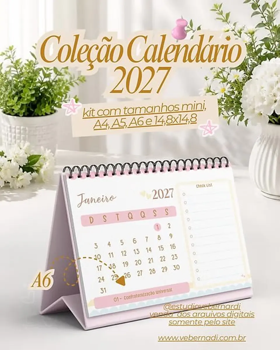 Coleção Calendário 2027 – Algodão Doce 6